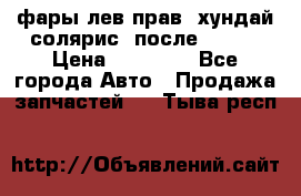 фары лев.прав. хундай солярис. после 2015. › Цена ­ 20 000 - Все города Авто » Продажа запчастей   . Тыва респ.